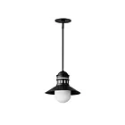 Maxim Lighting 35121SWBK Admiralty 1-Light 60W Black Pendant