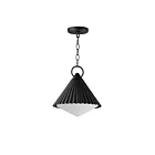 Maxim Lighting 35131WTBK Odette 1-Light 60W Black Pendant