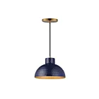 Maxim Lighting 35142GNNAB 1-Light 60W Green and Natural Aged Brass Pendant