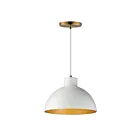 Maxim Lighting 35144WTNAB 1-Light 60W Weathered Brass Pendant