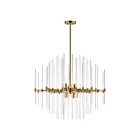 Maxim Lighting 38406CLHR Divine 8-Lights 480W Heritage Pendant