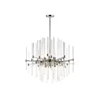 Maxim Lighting 38406CLPN Divine 8-Lights 480W Polished Nickel Pendant