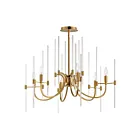 Maxim Lighting 38407CLHR Divine 6-Lights 360W Heritage Incandescent Chandelier