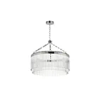 Maxim Lighting 38422CLPN 1-Light 27W Polished Nickel Pendant