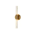 Maxim Lighting 38442IBNAB 2-Lights 8W Natural Aged Brass Wall Sconce