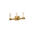 Maxim Lighting 38443IBNAB 3-Lights 12W Natural Aged Brass Bath Vanity Light