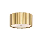 Maxim Lighting 39130WBR 2-Lights 50W Weathered Brass Flush Mount