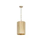 Maxim Lighting 39132WBR 1-Light 40W Natural Pendant