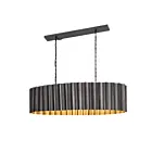 Maxim Lighting 39136GMGLD 5-Lights 500W Gunmetal and Gold Pendant