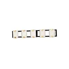 Maxim Lighting Radiant 39533CYBKGL 5-Lights 6W Black/Gold Leaf Vanity Light