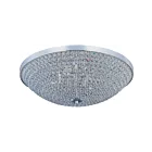 Maxim Lighting 39872BCPS Glimmer 6-Lights 2W Plated Silver Flush Mount