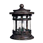 Maxim Lighting 40032CDSE Santa Barbara VX 3-Lights 120W Sienna Post Light