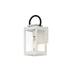 Maxim Lighting Nassau Vivex 40312CLWTBK White/Black 60W Outdoor Wall Mount