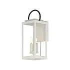 Maxim Lighting Nassau Vivex 40316CLWTBK White/Black 120W Outdoor Wall Mount