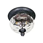 Maxim Lighting 40429WGOB Carriage House VX 2-Lights 40W Oriental Bronze Flush Mount