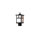 Maxim Lighting Coldwater 4055WTBK 1-Light 60W Black Outdoor Post Lantern