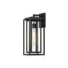 Maxim Lighting 40665CDBK 1-Light 60W Black Outdoor Wall Light