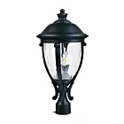 Maxim Lighting Camden VX 41421WGBK 3-Lights 120W Black Outdoor Post Lantern