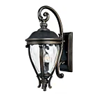 Maxim Lighting Camden VX 41426WGGO Golden Bronze 120W Outdoor Wall Mount