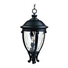 Maxim Lighting 41429WGBK Camden VX 3-Lights 120W Outdoor Hanging Lantern