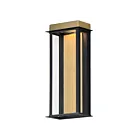 Maxim Lighting Rincon 50754BKGLD Black/Gold 14W Outdoor Wall Mount