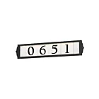 Maxim Lighting Address 53650BK Black 5.5W Outdoor Wall Mount