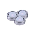 Maxim Lighting CounterMax 53836SN 4W Satin Nickel LED Puck Light (3-Pack)