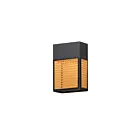Maxim Lighting Lattice 54802RABK Black 12W Outdoor Wall Mount