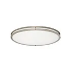 Maxim Lighting 55548WTSN 1-Light 35W Satin Nickel Flush Mount