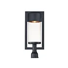 Maxim Lighting Focus 55890BGBK 1-Light Black 12W Outdoor Post Mount