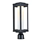 Maxim Lighting Salon LED 55900SWBK 1-Light Black 12W Outdoor Post Mount
