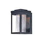 Maxim Lighting Salon LED 55902CRBK Black 8W Outdoor Wall Mount