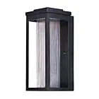 Maxim Lighting Salon LED 55904CRBK Black 12W Outdoor Wall Mount