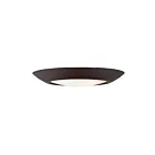 Maxim Lighting 57613WTBZ Diverse 1-Light 13.5W Bronze Flush Mount