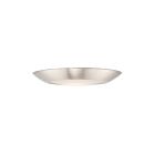 Maxim Lighting 57647WTSN Diverse 1-Light 15W Satin Nickel Flush Mount