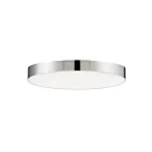 Maxim Lighting 57662WTPC Trim 1-Light 15W Polished Chrome Flush Mount