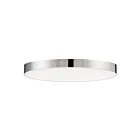 Maxim Lighting 57663WTPC Trim 1-Light 18W Polished Chrome Flush Mount