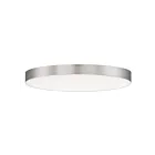 Maxim Lighting 57663WTSN Trim 1-Light 18W Satin Nickel Flush Mount