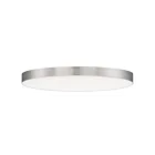 Maxim Lighting 57664WTSN Trim 1-Light 20W Satin Nickel Flush Mount