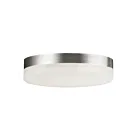 Maxim Lighting 57683CLFTSN 1-Light 18W Satin Nickel Flush Mount