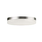 Maxim Lighting 57684CLFTSN 1-Light 20W Satin Nickel Flush Mount