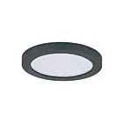 Maxim Lighting 57690WTBK Chip 1-Light 12W Black Flush Mount