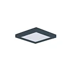 Maxim Lighting 57695WTBK Chip 1-Light 12W Black Flush Mount