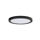 Maxim Lighting 57696WTBK 1-Light 22W Black Flush Mount