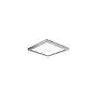 Maxim Lighting 57722WTSN Wafer 1-Light 15W Satin Nickel Flush Mount