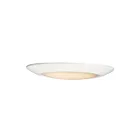 Maxim Lighting 57923WTWT 1-Light 20W White Flush Mount