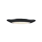 Maxim Lighting 57933WTBK 1-Light 24W Black Flush Mount