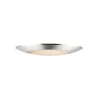 Maxim Lighting 57933WTSN Diverse 1-Light 24W Satin Nickel Flush Mount