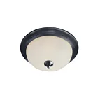 Maxim Lighting 5830FTBK Essentials 1-Light 60W Black Flush Mount