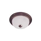 Maxim Lighting 5830FTOI Essentials 1-Light 60W Oil Rubbed Bronze Flush Mount